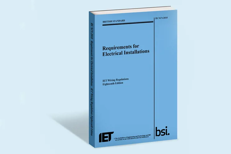 BS 7671 Requirements For Electrical Installations IET Wiring Regulations 18th Edition