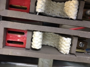 Asbestos flash guards