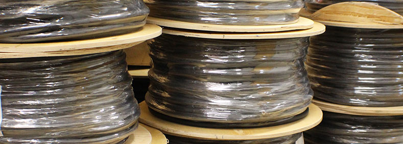 Image of large rolls of cable