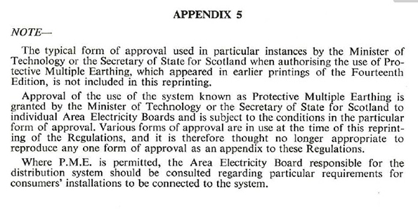 Figure 6 Appendix 5 of 14th Edition IEE Wiring Regulations